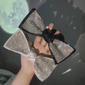 کش مو اسکرانچی پاپیون نگینی