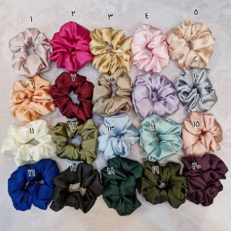 کش مو اسکرانچی ساتن