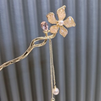 کانزاشی فلزی گل صورتی