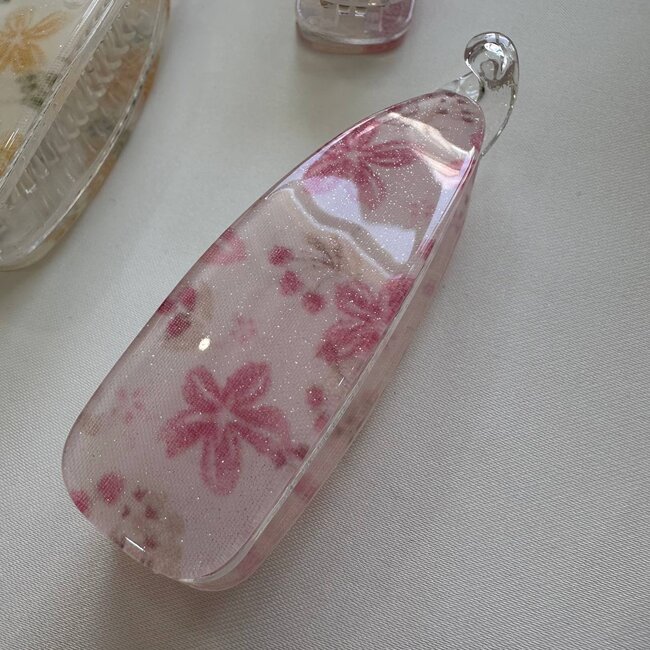 گیره آبشاری گل گلی 10 سانتی بوفینی