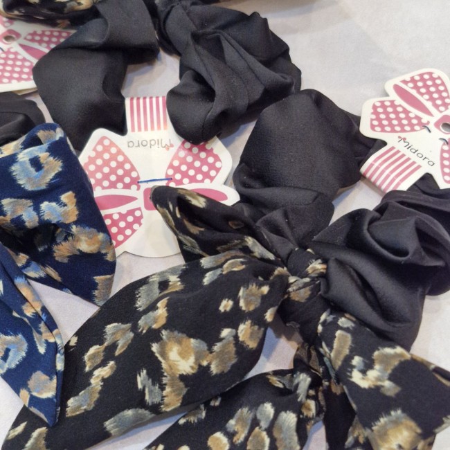 کش اسکرانچی ساتن آویز دار دیور