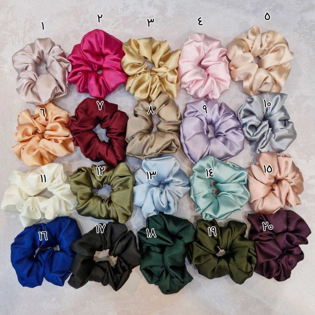 کش مو اسکرانچی ساتن