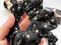 کش مو اسکرانچی گلدوزی