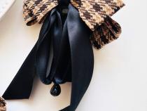 گیره آبشاری پاپیون پارچه ای
