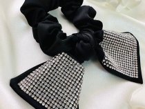 کش مو اسکرانچی پاپیون نگینی