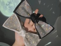 کش مو اسکرانچی پاپیون نگینی