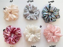 کش مو اسکرانچی ساتن براق