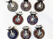 کلیپس انبری سامورایی گرد نگین دار