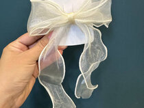 گیره مو پاپیونی حریر