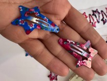 گیره مو تق تقی طرح ستاره دنباله 10 عددی