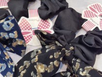 کش اسکرانچی ساتن آویز دار دیور