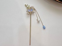 کانزاشی فلزی پروانه و برگ سبز